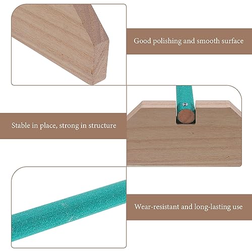 Chicken Coop Accessories Indoor Swing Wooden Chicken Perch Bird Wood Stand for Large Bird Parrot Macaw Chicks in Coop Brooder and Cage Wooden Toys Wood Toys