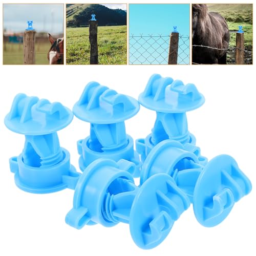 BESPORTBLE 50pcs Electric Fence Insulators High Strength Lightweight Fencing Accessories for Livestock Excellent Insulation Weather Resistance