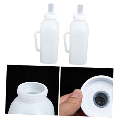 BESPORTBLE 2L Calf Nursing Bottle 4-Pound Feeder Handle Silicone Calf Milk Bottle for Animal Feeding