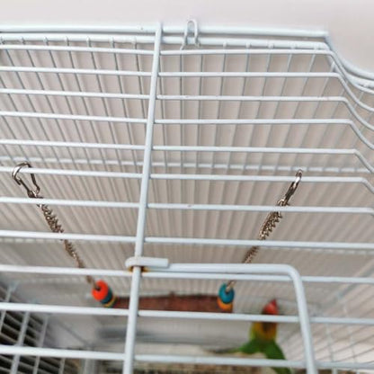 Bird Perch Toy, Natural Wooden Stand for Chick, Handmade Chicken Coop Swing for Training, Chicken Coop Accessories for Lovebird, Conure, Cockatiel, Parrot, Hens,Bird (XL) - size: XL