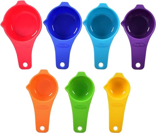 DOTINGHUX Measuring Cups Set of 7, Assorted Colors - color: 7 Cups