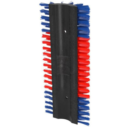 Premier 1 Scratch Brushes for Cattle, Sheep, Goats, Horses & Other Livestock | Durable 2" Stiff Bristles Built to Last | Easily Mounts with Hardware Included (Red/Blue - Large) - style: Red/Blue - Large