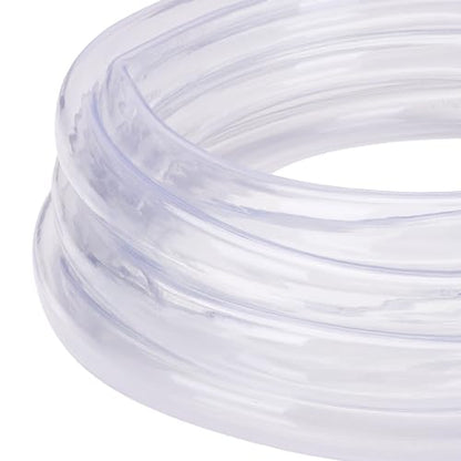 DERNORD PVC Tubing 1-1/4"ID X 1-1/2"OD Flexible Clear Vinyl Hose 25 Feet for Food Grade - size: 25 Feet, style: 1-1/4"ID X 1-1/2"OD