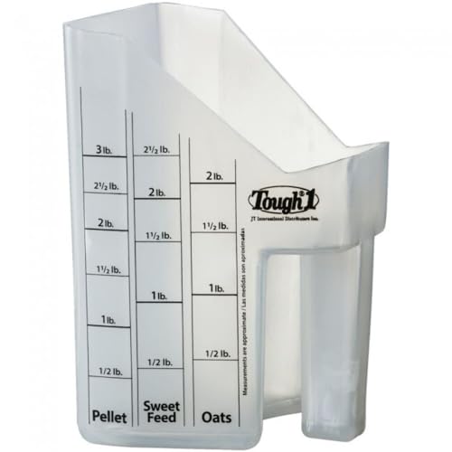 Tough 1 Feed Scoop w. Measurements WHT