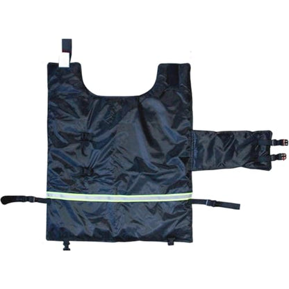 Calf Blanket Double Side Waterproof Foal Blanket with Reflective Strip Warm Goat Coat for Winter Outdoor Protection Soft Insulated Livestock Jacket for Farm Use