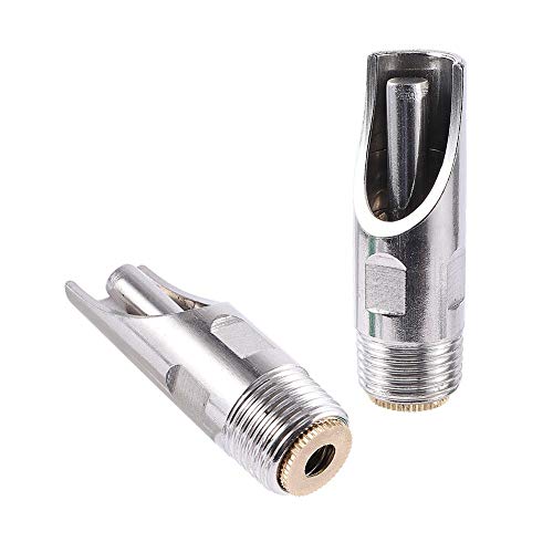 Lavandi 5pcs 1/2" NPT Stainless Steel Livestock Pig Drinking Water Equipment Faucet Automatic Pig Nipple Drinker for Sows Piglets Drinking(5pcs)