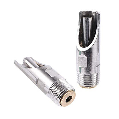 Lavandi 5pcs 1/2" NPT Stainless Steel Livestock Pig Drinking Water Equipment Faucet Automatic Pig Nipple Drinker for Sows Piglets Drinking(5pcs)