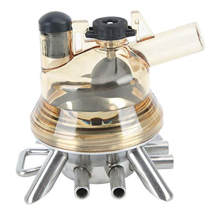 160cc Milk Claw Milking Collector Tool with Stainless Steel Base, Durable Replacement Part for Cow Milking Cluster - Adjustable Air Pressure, Easy Hang Design for Sheep and Cattle Milkers