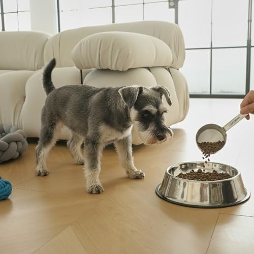KEAWELL Premium Dog and Cat Food Measuring Cup 18/10 Stainless Steel (1, 1 Cup) - size: 1 Cup
