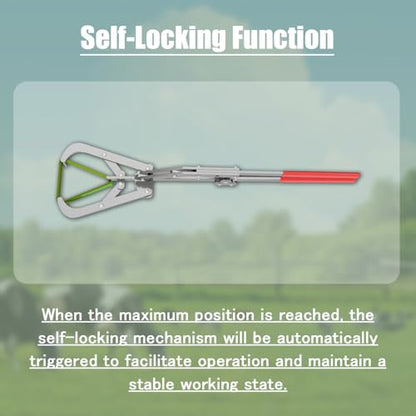 Extra Large Castration Banding Tool, Cattle Goat Bander with 24 Castration Bands, Easy to Operate, Rugged, for Large Sheep, Bull, Goat, Calf, Pig, and Cattle