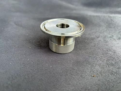 3/4 Garden Hose To 1.5 Tri Clover Compatible To Female Garden Hose Adapter 1.5 Sanitary Tri Clamp 1.5 TC x 3/4 Garden Hose Connector