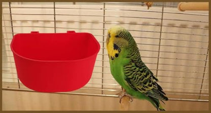 10 Pcs 25 fl.oz Durable Pet Feeder Bowls for Bird, Hamster, Rabbit, Chicken, Cat, Dog - size: Red 25 OZ Pack of 10