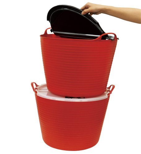 Tubtrugs SP42YF Flexible Yellow Large 38 Liter/10 Gallon Capacity