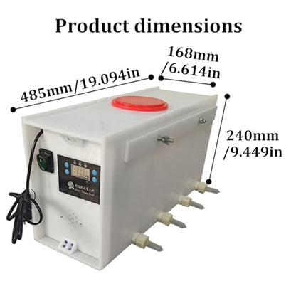 10 Nipples Piglets Milk Feeder, Smart Constant Temperature Automatic Piglet Nursing Milking Machine, Pig Milk Feeder with Sound, Prevent The Piglet from Running Around