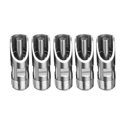 Beduan 304 Stainless Steel 1/2 Male Pig Nipple Waterer for Barrel Kit Feeder Automatic Water Drinker Durable Antirust (Pack of 5)