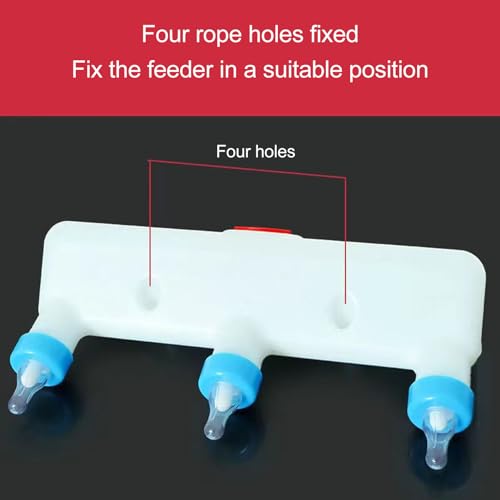 3 Pacifier Small Animal Milk Feeder Piglet Puppy Baby Lamp Goat Milk Feeder Farm Drinking Equipment