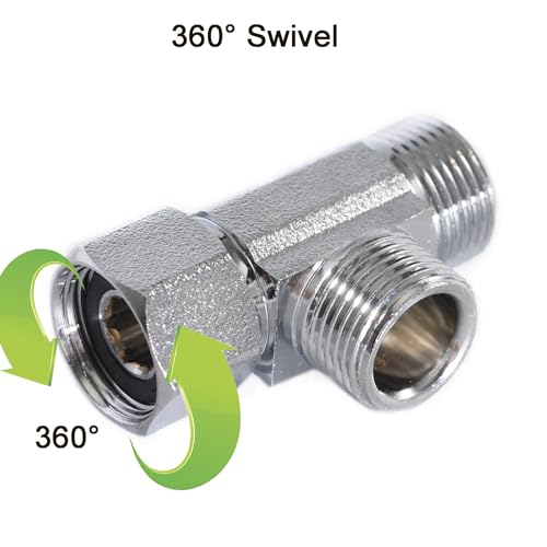 Brass Angle Stop Add-A-Tee Valve,3/8-Inch Compression Inlet X 3/8-Inch Compression Outlet X 3/8-Inch Compression Outlet (3/8x 3/8x 3/8 Add-A-Tee Chromed) - size: 3/8x 3/8x 3/8 1 Pack Chromed