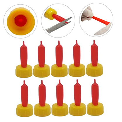 Healifty 12pcs Lamb Feeding Nipples Thick Rubber Milk Bottle Pacifiers for Young Livestock Piglet Calf Sheep Farm Animal Milk Drink Replacement