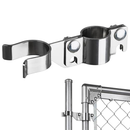 1-3/8" x 1-3/8" Chain Link Gate Latch Heavy Duty Stainless Steel Fence Gate Fork Latch Hardware with Padlock Hole 1pcs - color: 1-3/8"x1-3/8"