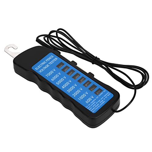 Fence Voltage Tester, Multi, Electric Fence Voltage Tester Electric Fence Tester Light Fault Finder Portable Farming Equipment Testing Tool for Farm Supply Fencingbr/>