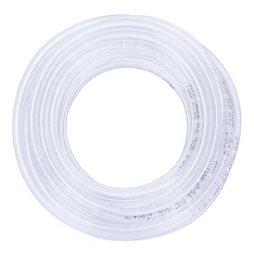 DERNORD PVC Tubing 1/8"ID X 1/4"OD Flexible Clear Vinyl Hose 25 Feet for Food Grade - size: 25 Feet, style: 1/8"ID X 1/4"OD