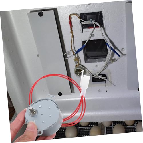 DECHOUS Automatic Egg Turner Motor for 110V Incubator Small Motor Accessory for Hatching Chicken Duck and Quail Eggs Efficient Rotator for Poultry Incubation