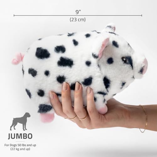 Playology Dog Toys | Plush Pig Stuffed Animal | Pork Sausage Scented Jumbo Toy | Plush Chew Toy for Large Dogs - size: Large, style: Pig