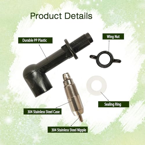 DIY Poultry Water Nipple Kit for Brid Chickens Chicks Rabbits Guinea Pigs Bunny and Small Pets