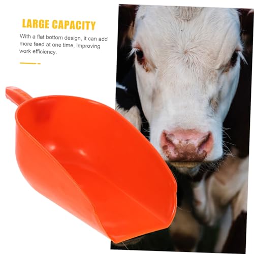 BESPORTBLE Capacity Feed Scoop Reusable Shovel Tool for Livestock Poultry Garden Use Durable Easy to Clean for Farm Home Feeding Tasks