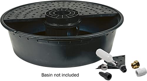 Little Giant AFV-GH Auto Fill Valve / Pump Up Valve, for Ponds, Fountains, Water Features, Aquariums or Reservoirs, White/Black, 566286