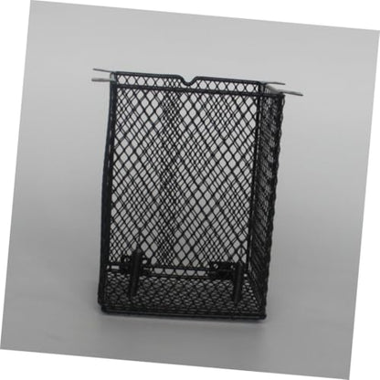 Happyyami Pet Scald Lamp Square Shape Heating Guard for Reptiles Poultry Care Lampshade Easy Installation Daytime Light for Basking Black