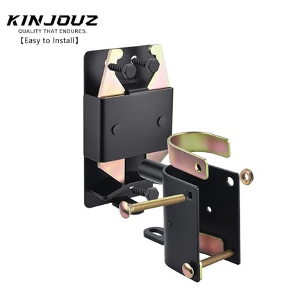 2-Way Heavy Duty Farm Gate Latch - Lockable Fence Gate Latch for Metal Tube Gates, Livestock Cattle, Horse Corrals, Ranches, Pastures, Pet Cages & Fences (Screws & Instructions Included)