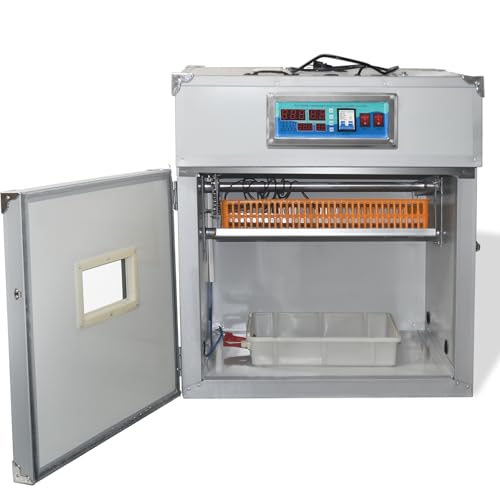 88 Egg Digital Cabinet Incubator，Poultry Hatching Breeding Cabinet Incubator for Auto Egg Turning, Temp/Humidity Control, Thermostatic for Chicken/Duck/Goose/Quail Bird. - size: 88 eggs 145L