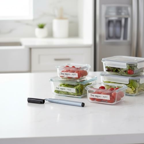 Cadie Permanent Freezer Marker Set of 3 – Waterproof Fast-Drying Black Ink Pens with Chisel Tip for Food Labeling, Fridge & Freezer Storage, Kitchen & Lab Use & General Organization. - style: 3 Pack