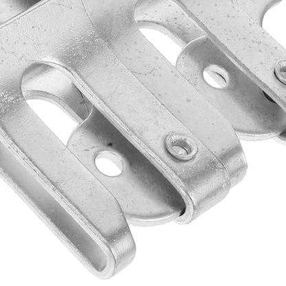 5pcs Pig Farm Fence Gate Lock Kit for Farrowing Crates and Fence Gates, Galvanized Iron Material with Elasticity and Versatile Use, Silver Color for Farm Applications