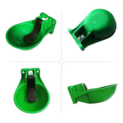 Ymiko Automatic Livestock Water Bowl ABS Material Large Capacity Drinking Trough for Cows Horses Donkeys Sheep Dogs with Smooth Edge Design 4 Fixing Holes