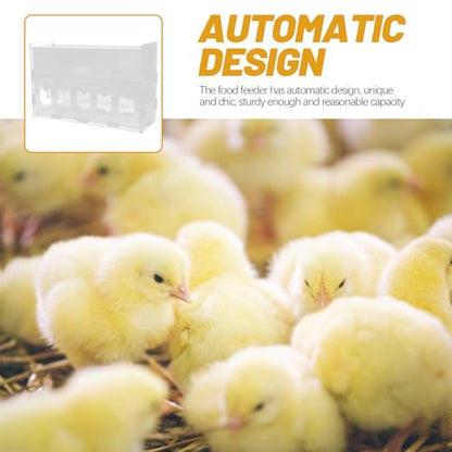 Happyyami Chickens Chicken Feeders No Waste Feeding System Poultry Feeder Automatic