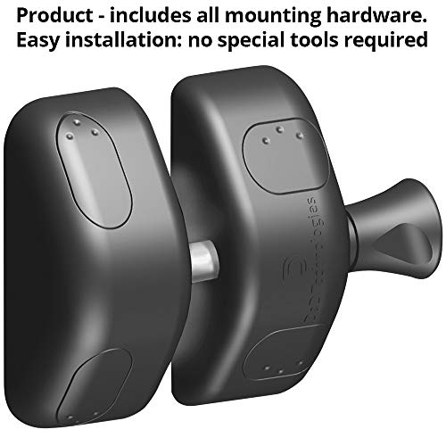 D&D Technologies MLSPS2S MagnaLatch General Purpose Side Pull Magnetic Gate Latch for Metal, Wood, Vinyl Fence Gates. Does not Lock. Adjustable. Industrial Strength Black Polymer