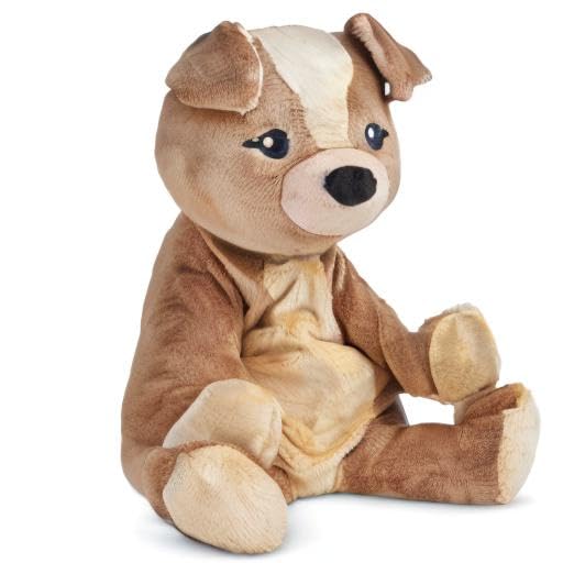 HUGIMALS Charlie the Puppy 20 Inch 4.5 lb Heavy Cute Sensory Weighted Comfort Plush | Large Unscented Washable Self Care Calming Stuffed Animal for Kids, Teens and Adults - color: Charlie the Puppy