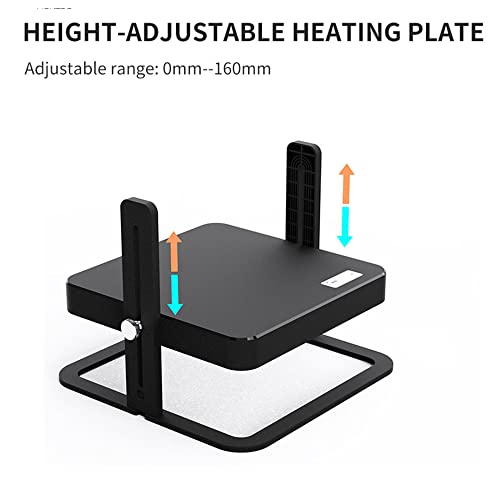 Chick Brooder Heating Plate, 10.8' *10.8'' Safety Warmer Brooder Height and Angle Adjustable for Hatched Chicken and Ducklings