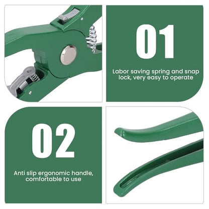 Livestock Ear Tag Applicator, Cattle Ear Tagger Cow Ear Tag Pliers, Universal Animal Ear Tag Tool Ear Tag Clamp for Cattle Cow Pig Goat Sheep Lamb