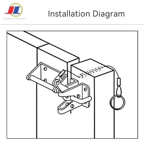 Gravity Gate Latch, Self-Locking Heavy Duty Black Gate Latches for Wooden Fences, Outdoor Vinyl Gate Lock, No-Sag Gate Hardware for Driveway, Garden, Yard & Farm - size: Gravity