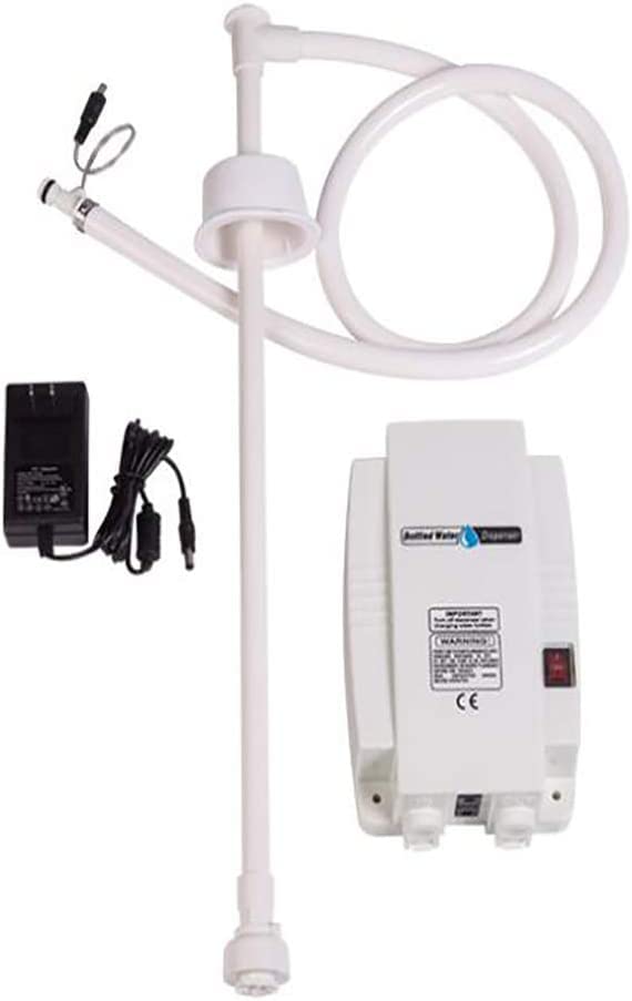TDRSUPER Bottled Water Dispenser Pump System with Single Inlet, 110V 60PSI Drinking Water Electric Water Pump,Compatible with Coffee/Tea Maker, Water Dispenser,Ice Maker,Refrigerator - style: New Single Inlet