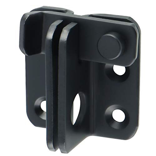 Alise Flip Latch Gate Latches Slide Bolt Latch Safety Door Lock Catch for Barn Cabinet Pet Cage Garden Bathroom Garage Window Sliding Door,MS4001-B Stainless Steel Matte Black - color: Matte Black, size: Small Size