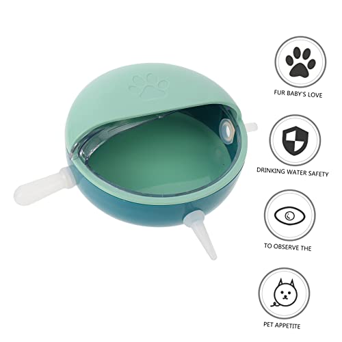 FRCOLOR 2pcs Material Puppy Kitten Nipples Feeder Bowl Kitten Food Bowls Puppy Feeder Comfortable Nipples - color: Bluex2pcs