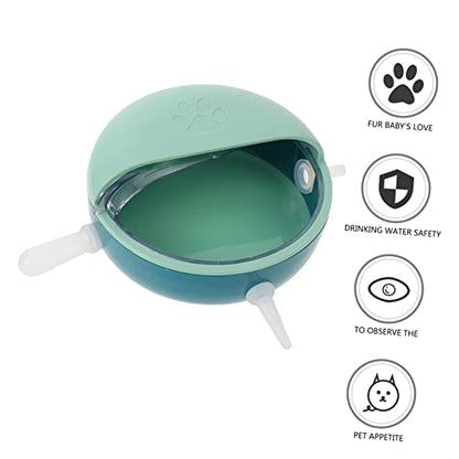 FRCOLOR 2pcs Material Puppy Kitten Nipples Feeder Bowl Kitten Food Bowls Puppy Feeder Comfortable Nipples - color: Bluex2pcs