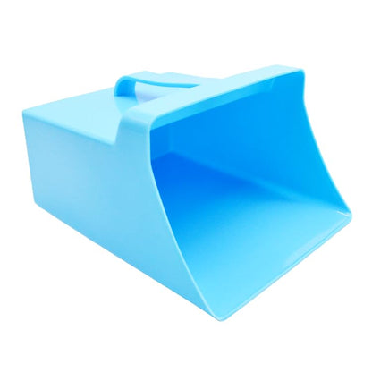 Jumbo Size Food Service Utility Ice Scoop Feed Scoop Shovel 128 Ounce (VANILLA BLUE) for Restaurant Bar Ingredient Grain Pet Animal Dry Food - color: VANILLA BLUE