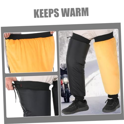 Thermal Calf Sleeves for Hiking Waterproof Leg Gaiters Snowproof for Cold Weather