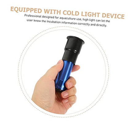 Portable Egg Candler Lamp Lightweight Incubator Accessory for Egg Development Checking Poultry Incubation for Chicken Eggs and Quail Eggs