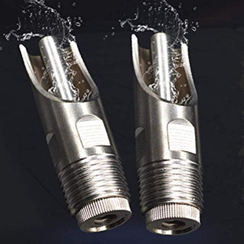 Pack of 10 Pig Waterer Nipple Stainless Steel Pig Nipple Hog Waterer Nipples Drinker NPT 1/2" Pig Nipple Drinker for Sows Piglets Drinking